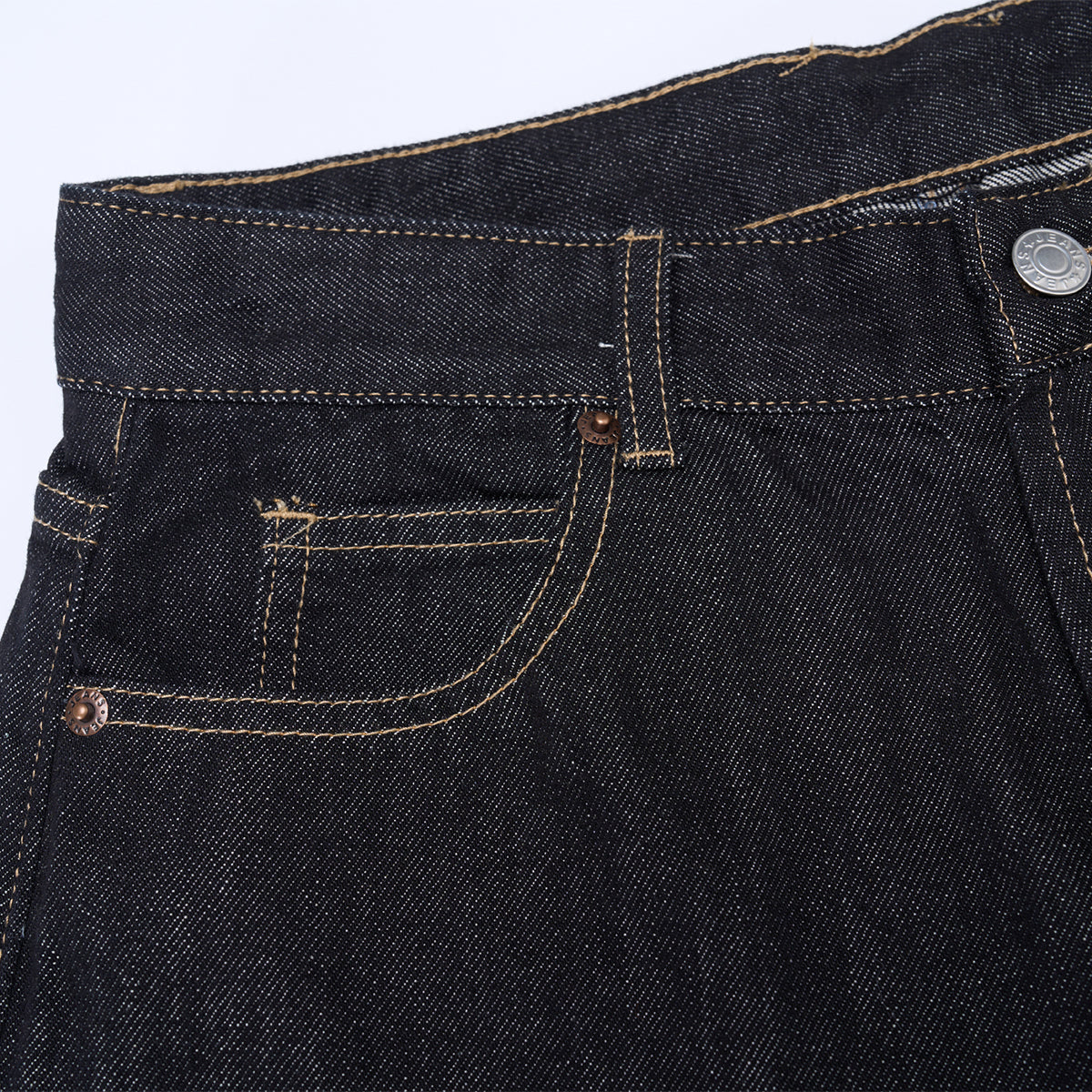 Wide Leg Dark Denim Jeans Classic Fit