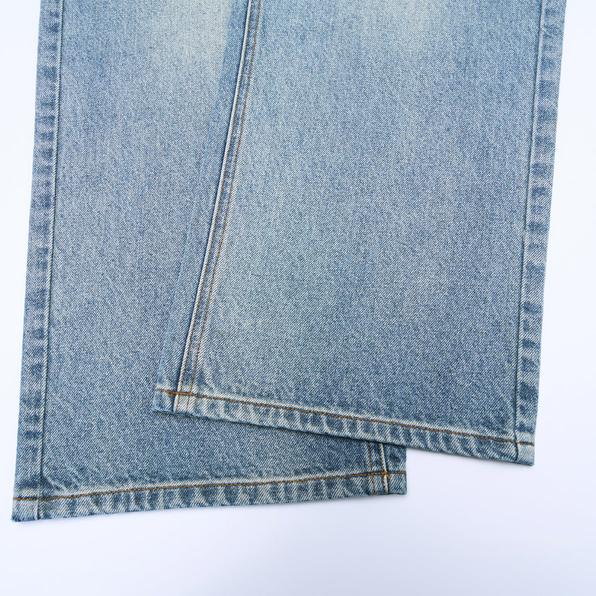 Vintage Washed Wide Leg Relaxed Fit Jeans