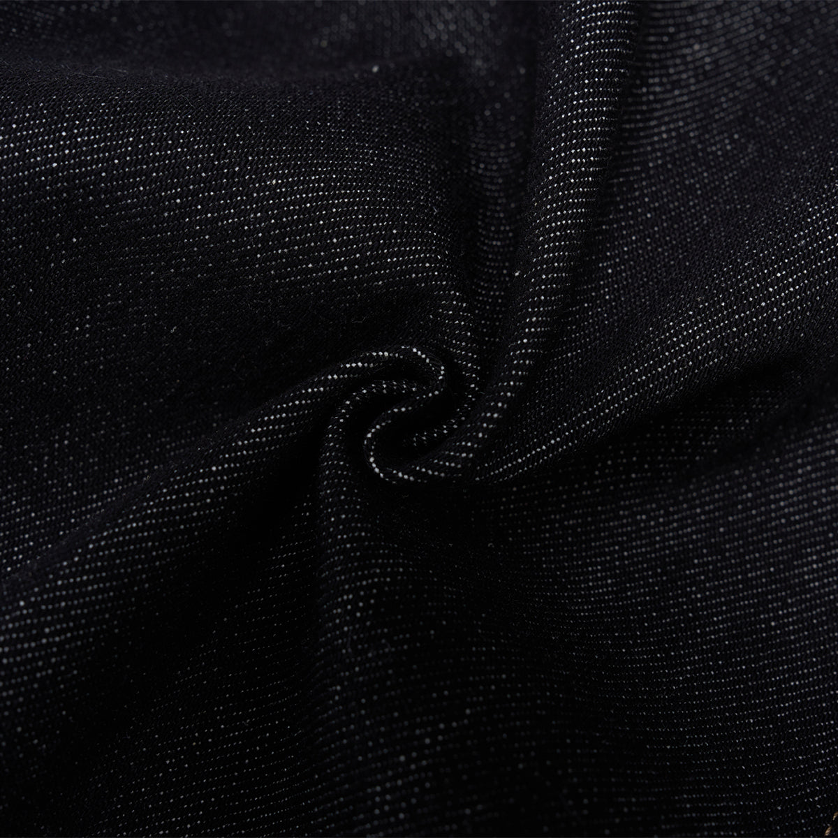 Curved Seam Wide Leg Denim Trousers Dark Indigo Wash