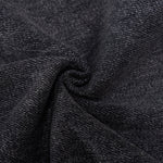 Charcoal Grey Wide-Leg Vintage Washed Jeans