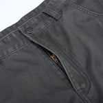 Vintage Workwear Wide-Leg Cargo Pants Multi Pocket Washed