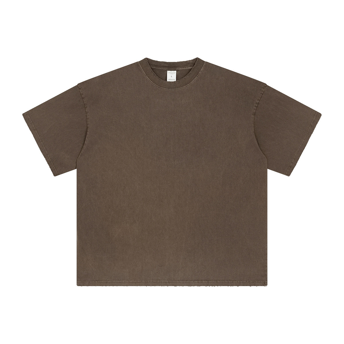 Frayed Edge Thick Cotton T Shirt 7.5oz-INNBLAC Fashion Apparel