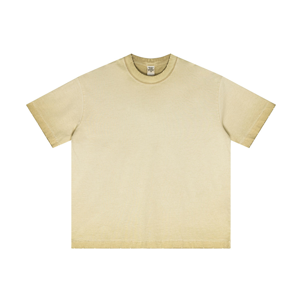 Camiseta holgada desgastada con lavado pesado de 275 g/m²