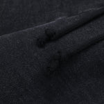 Black Washed Distressed Chain Shorts