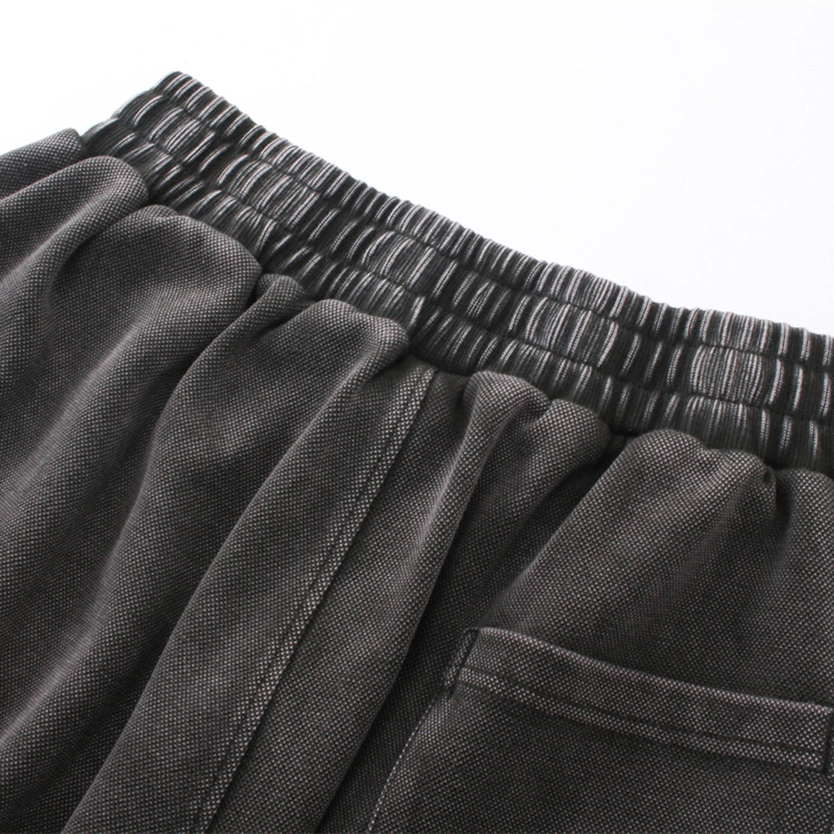 Washed Faded Baggy Shorts