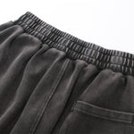 Washed Faded Baggy Shorts