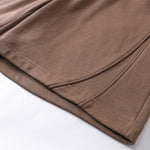 Pantalones cortos de patchwork de color liso