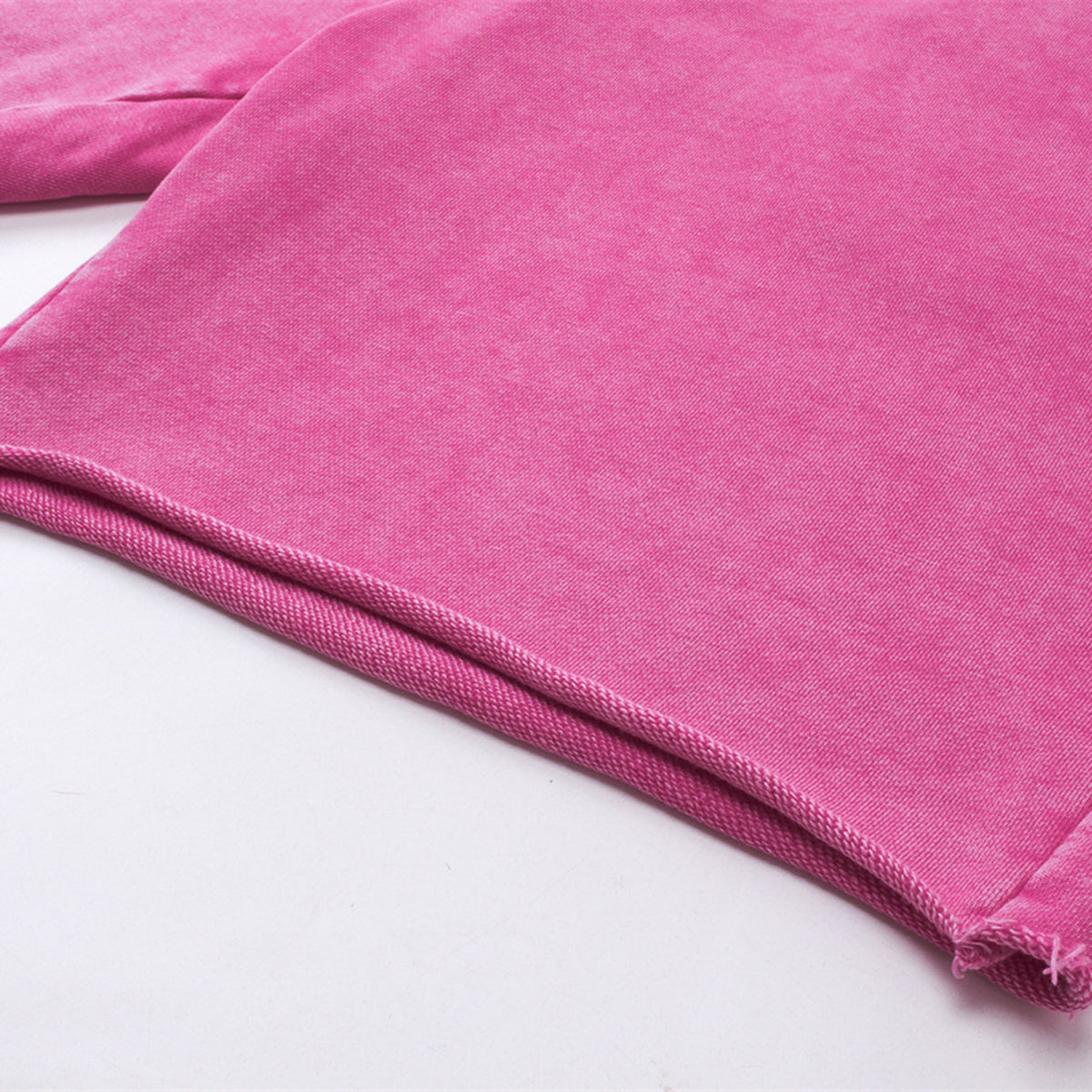 Raw Edge Washed Short Pants