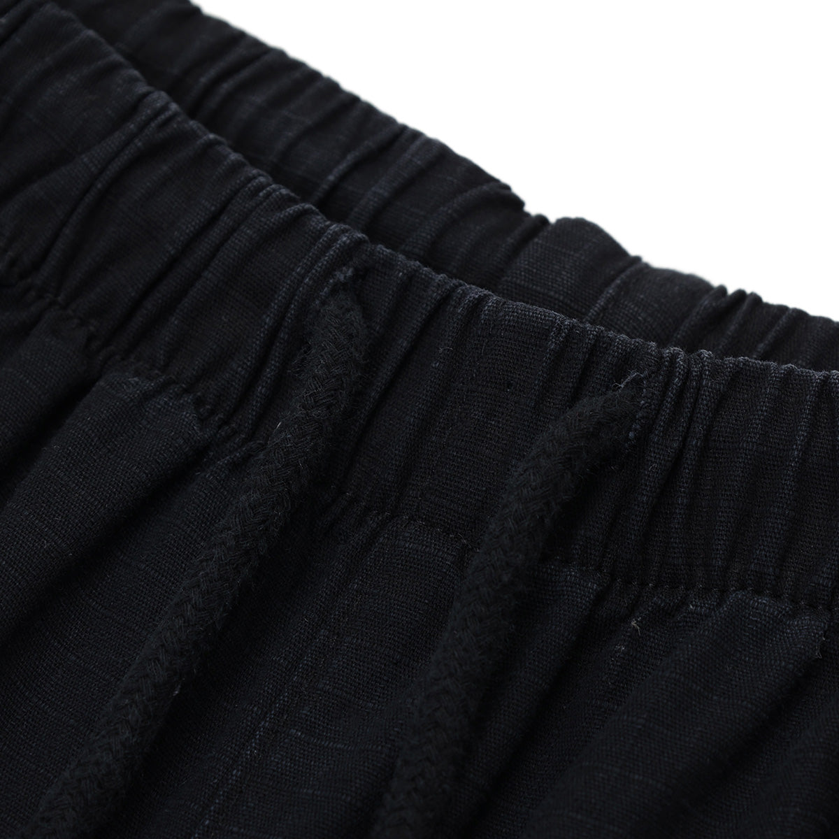 Raw Edge Patchwork Short Pants