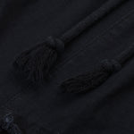 Raw Edge Patchwork Short Pants