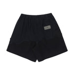 Raw Edge Patchwork Short Pants