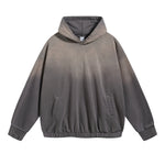 Acid Wash Elastic Hem Hoodie-INNBLAC Fashion Apparel