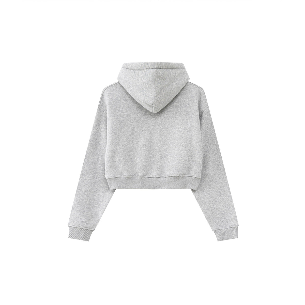 Cropped Zipped Up Hoodie-INNBLAC Fashion Apparel