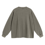 Women's Heavyweight Waffle-knit Long Sleeve T Shirt-INNBLAC Fashion Apparel