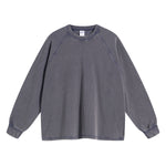 Women's Heavyweight Waffle-knit Long Sleeve T Shirt-INNBLAC Fashion Apparel