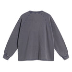 Women's Heavyweight Waffle-knit Long Sleeve T Shirt-INNBLAC Fashion Apparel