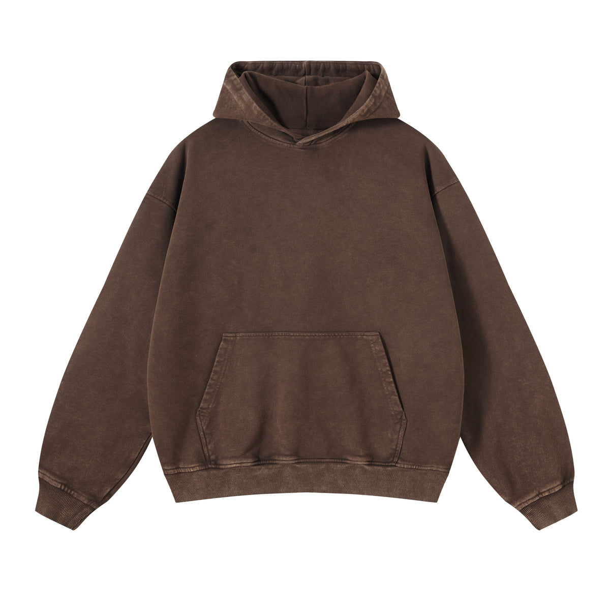 Women's Heavyweight Washed Kangaroo Pocket Hoodie-INNBLAC Fashion Apparel