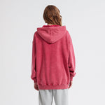 Women's Heavyweight Washed Kangaroo Pocket Hoodie-INNBLAC Fashion Apparel