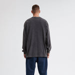 Stone Wash Loose Fit Sweatshirt-INNBLAC Fashion Apparel