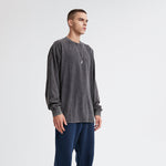 Stone Wash Loose Fit Sweatshirt-INNBLAC Fashion Apparel