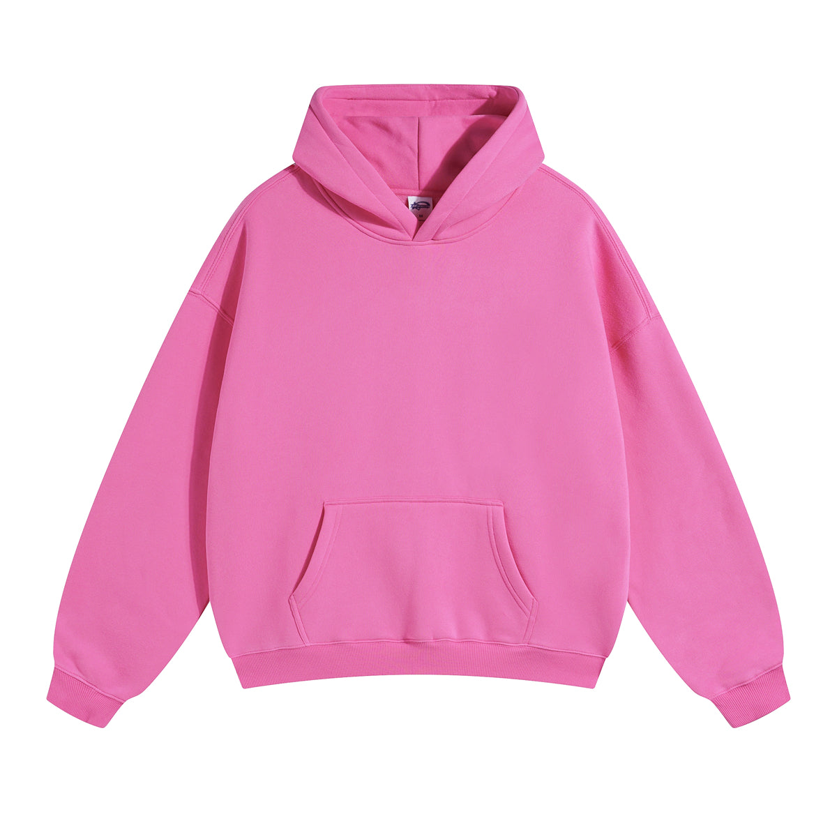 Oversized Plush Lining Plain Hoodie-INNBLAC Fashion Apparel