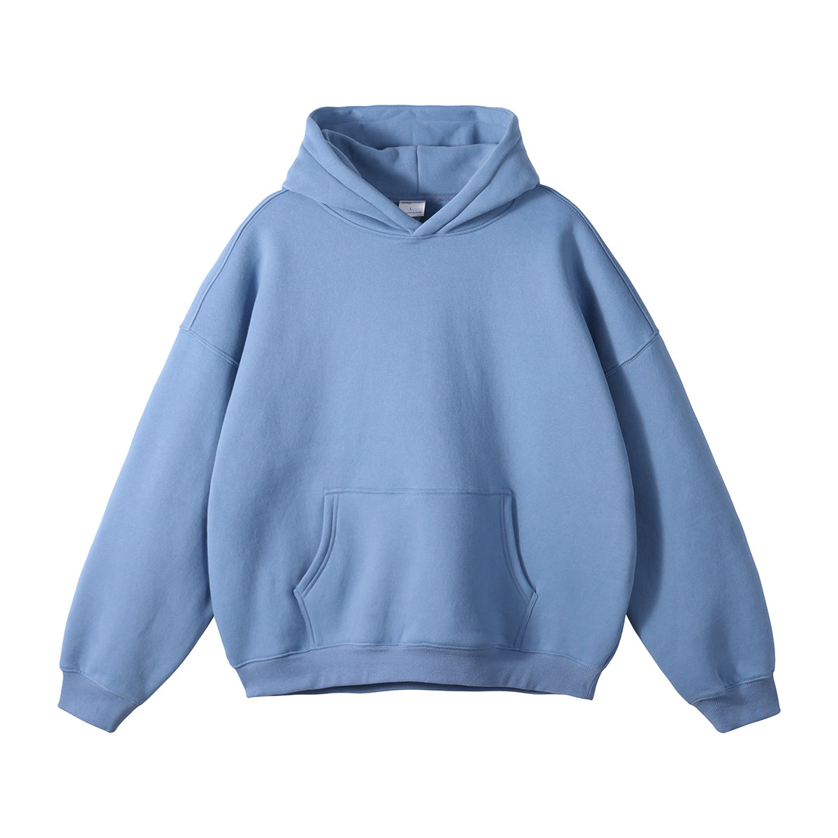 Oversized Plush Lining Plain Hoodie-INNBLAC Fashion Apparel