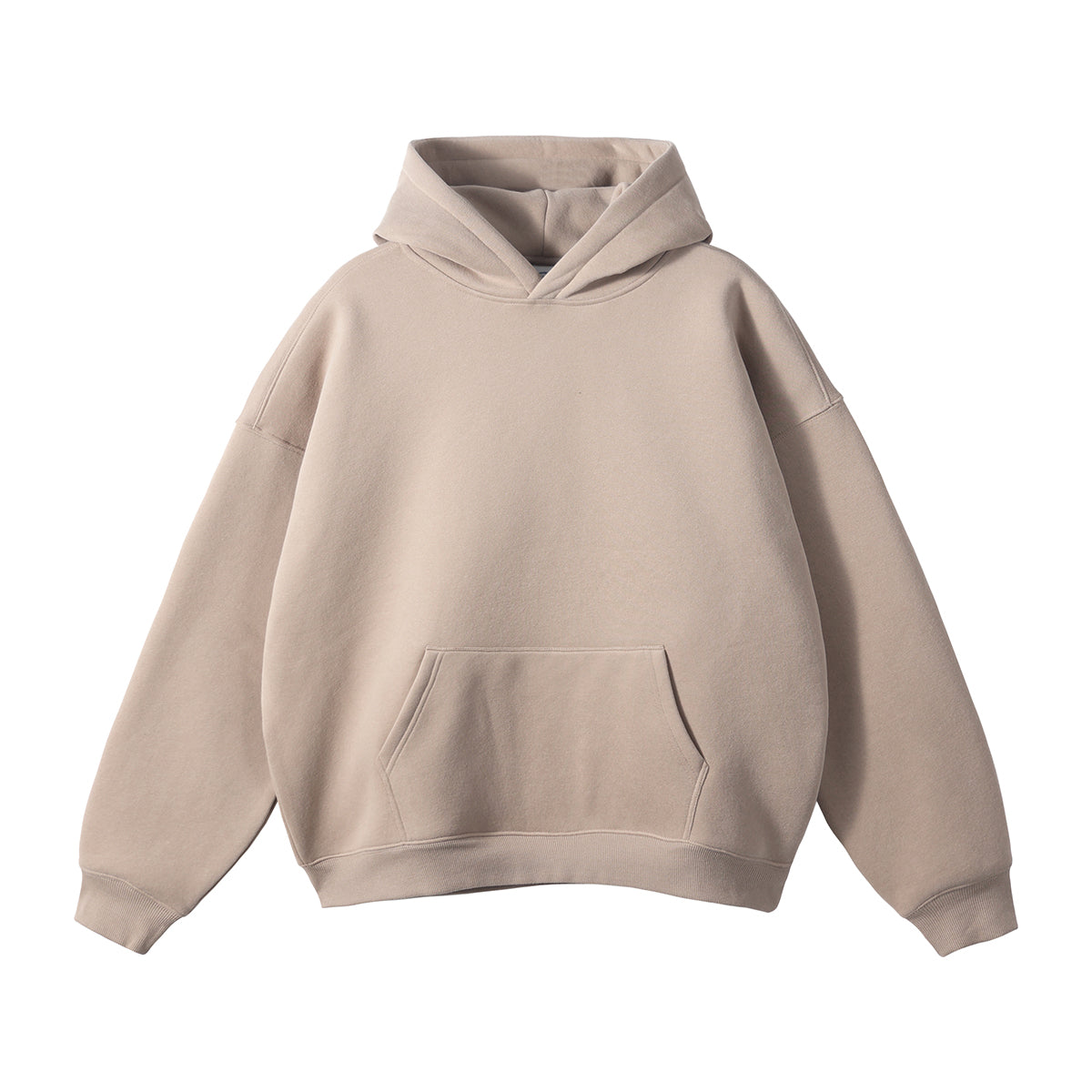 Oversized Plush Lining Plain Hoodie-INNBLAC Fashion Apparel