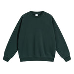 Solid Color French Terry Sweatshirt-INNBLAC Fashion Apparel
