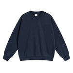 Solid Color French Terry Sweatshirt-INNBLAC Fashion Apparel