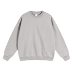 Solid Color French Terry Sweatshirt-INNBLAC Fashion Apparel
