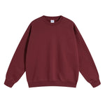 Solid Color French Terry Sweatshirt-INNBLAC Fashion Apparel