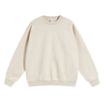Solid Color French Terry Sweatshirt-INNBLAC Fashion Apparel