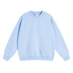 Solid Color French Terry Sweatshirt-INNBLAC Fashion Apparel