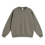 Solid Color French Terry Sweatshirt-INNBLAC Fashion Apparel