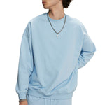 Solid Color French Terry Sweatshirt-INNBLAC Fashion Apparel