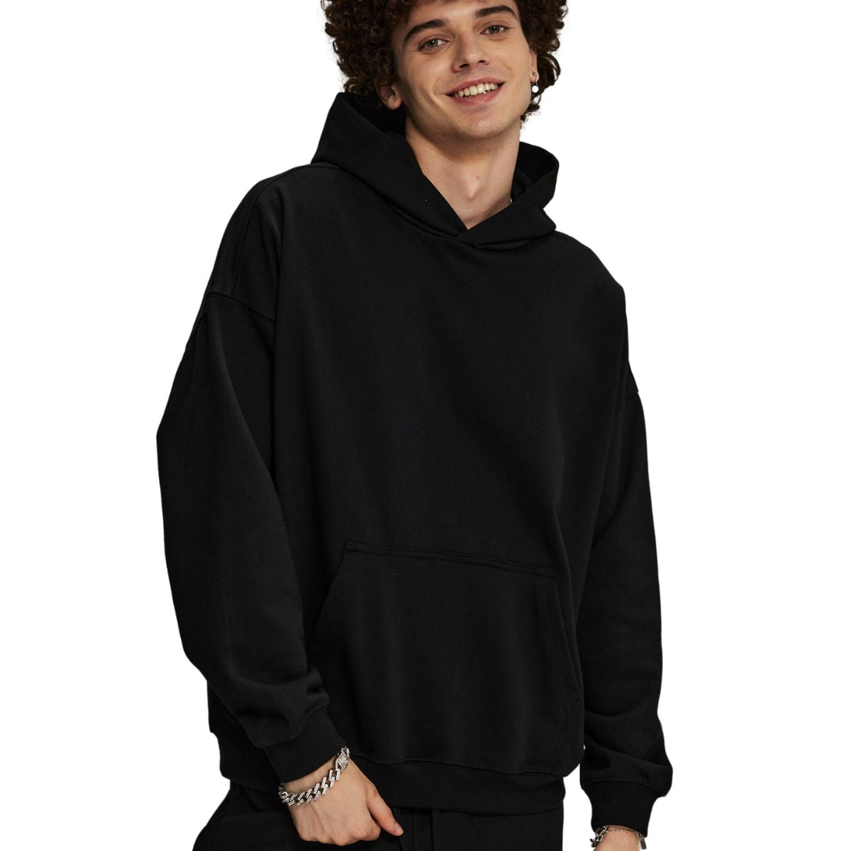 Solid Color Heavyweight Hoodie-INNBLAC Fashion Apparel