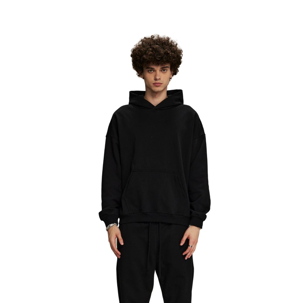 Solid Color Heavyweight Hoodie-INNBLAC Fashion Apparel