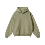 Solid Color Loose Fit Hoodie-INNBLAC Fashion Apparel