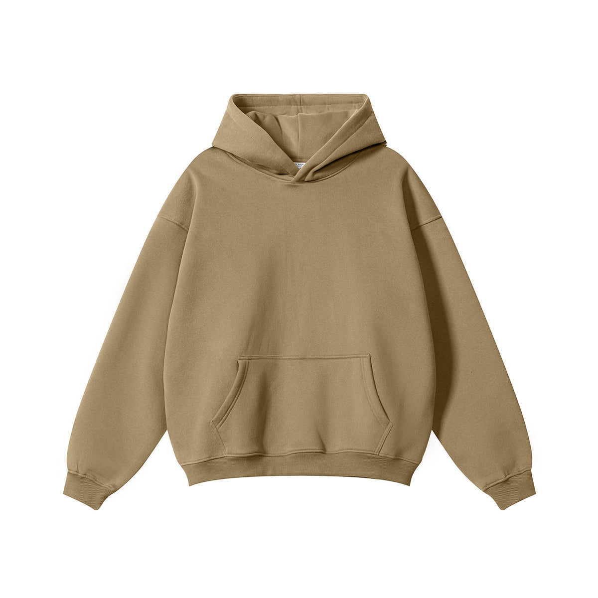 Solid Color Loose Fit Hoodie-INNBLAC Fashion Apparel