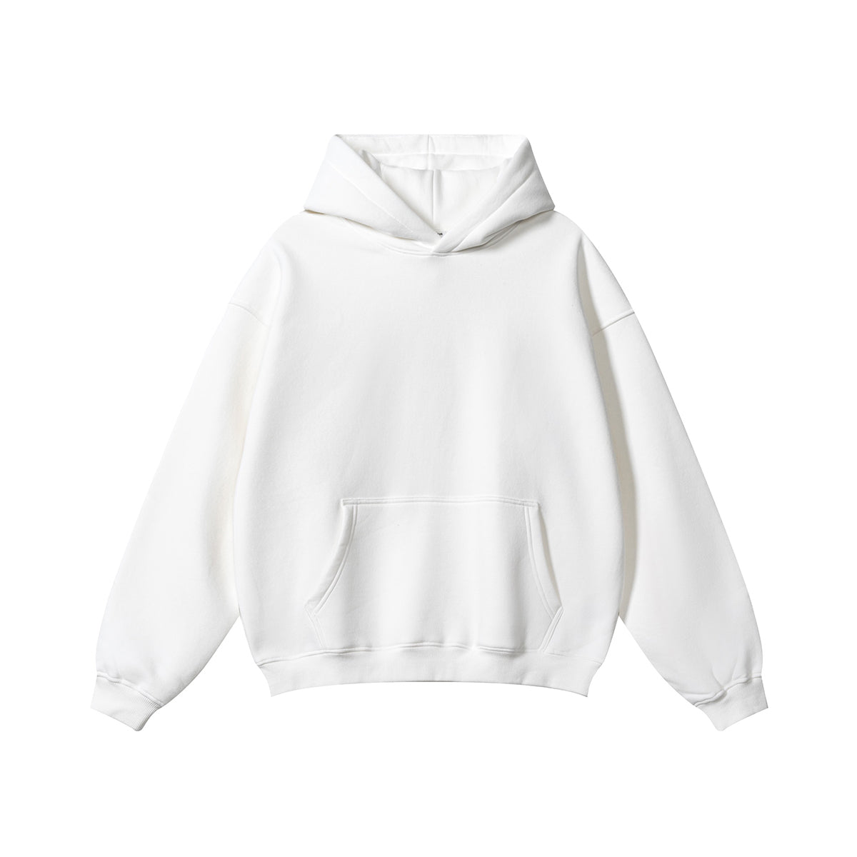Solid Color Loose Fit Hoodie-INNBLAC Fashion Apparel