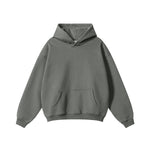 Solid Color Loose Fit Hoodie-INNBLAC Fashion Apparel