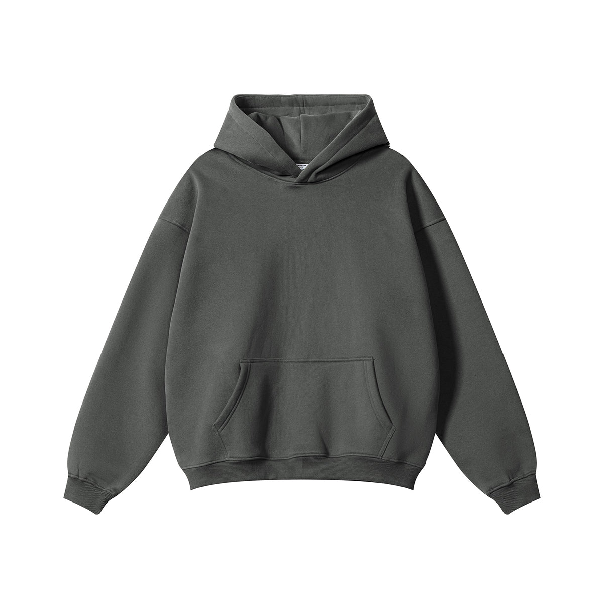 Solid Color Loose Fit Hoodie-INNBLAC Fashion Apparel
