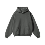 Solid Color Loose Fit Hoodie-INNBLAC Fashion Apparel