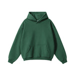 Solid Color Loose Fit Hoodie-INNBLAC Fashion Apparel