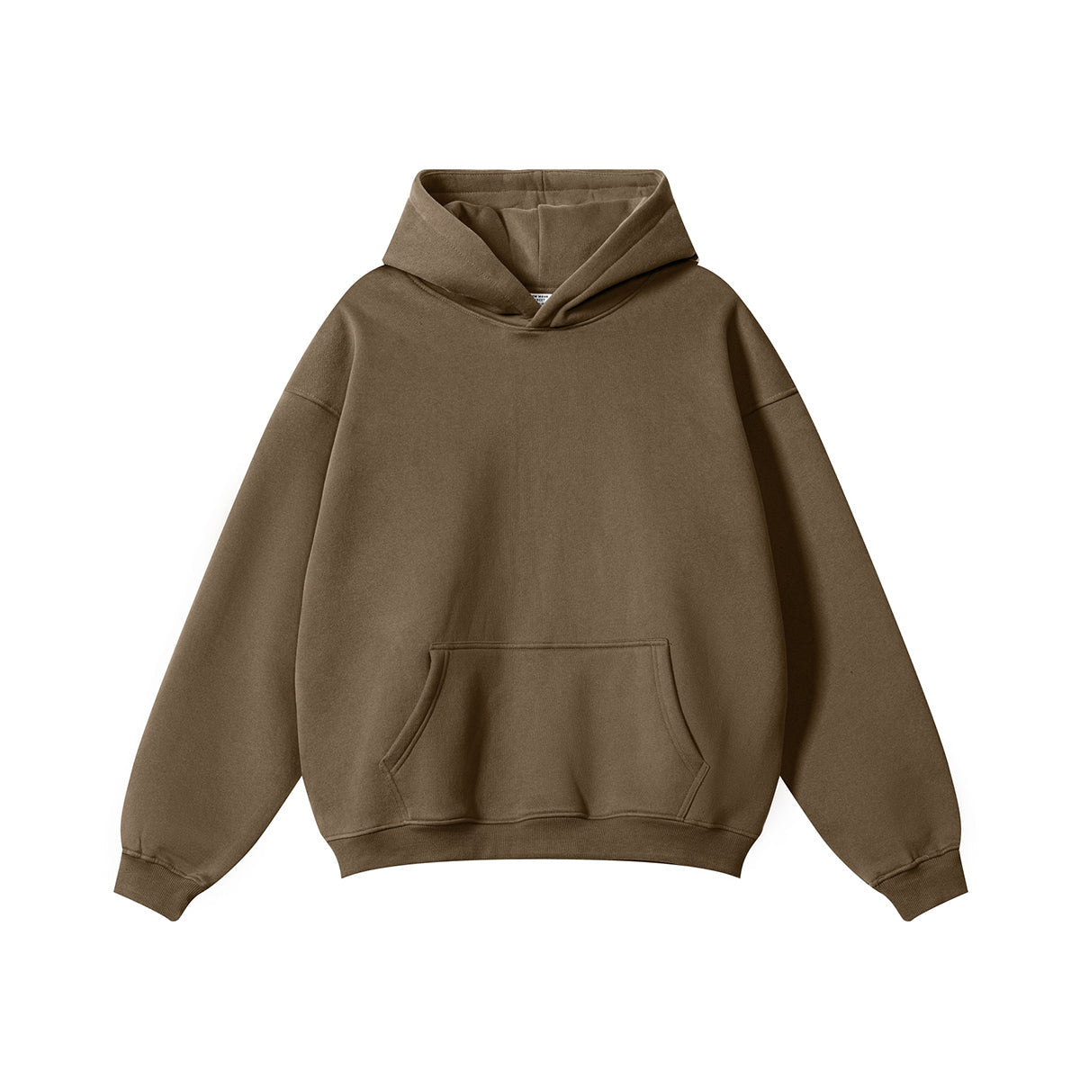Solid Color Loose Fit Hoodie-INNBLAC Fashion Apparel