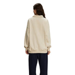 Women's Solid Color Polo Sweatshirt-INNBLAC Fashion Apparel