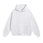 Solid Color Plush Lining Pullover Hoodie-INNBLAC Fashion Apparel