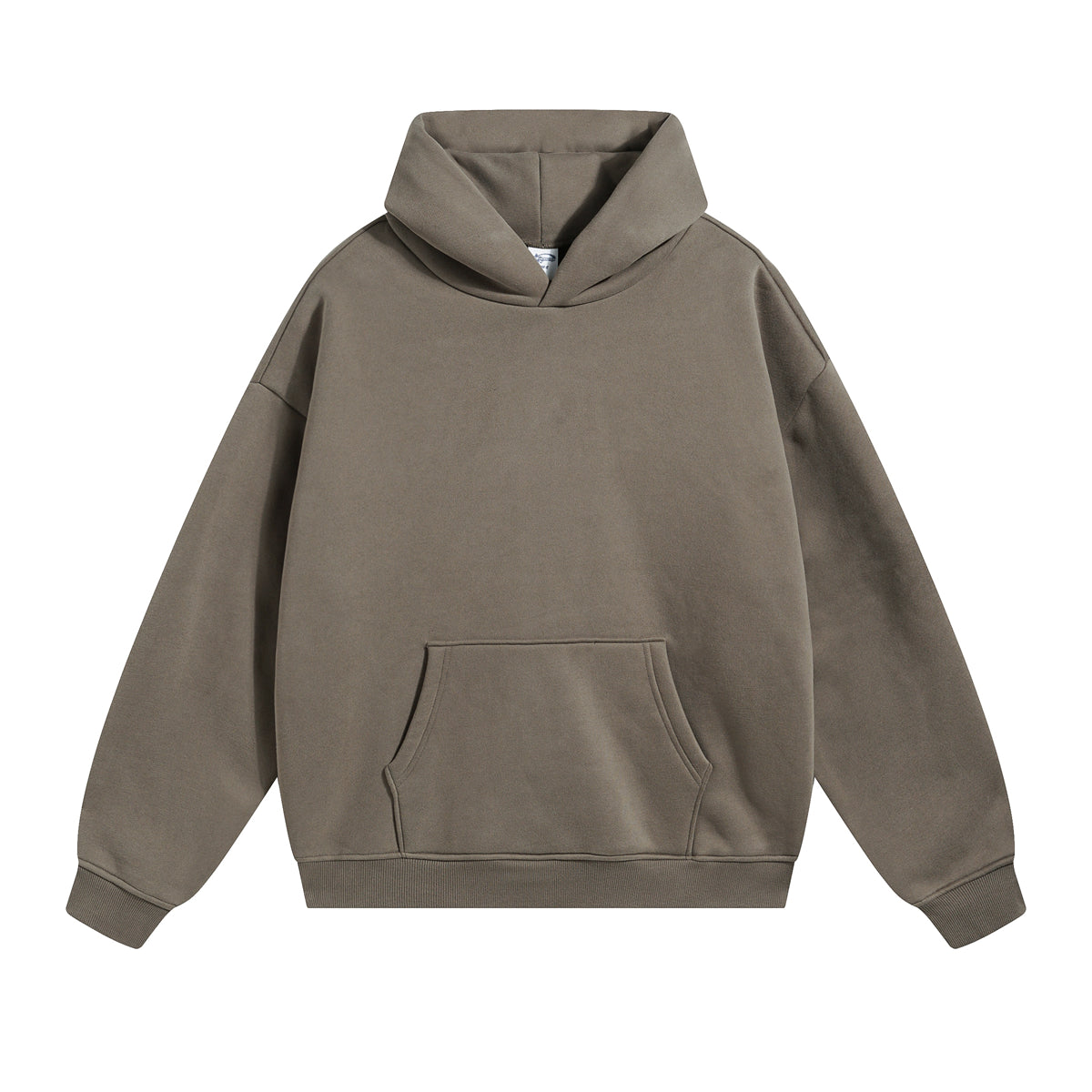 Solid Color Plush Lining Pullover Hoodie-INNBLAC Fashion Apparel