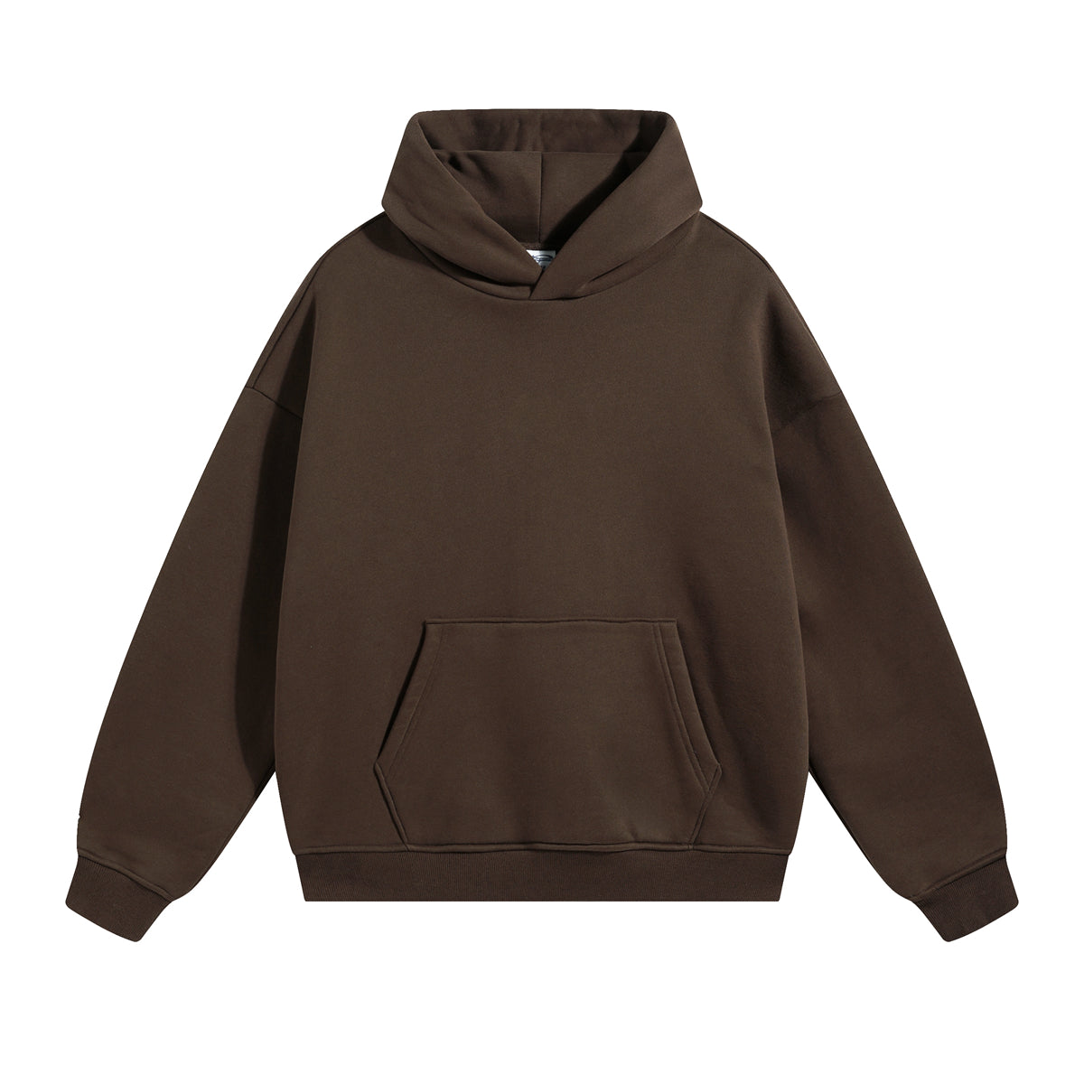 Solid Color Plush Lining Pullover Hoodie-INNBLAC Fashion Apparel