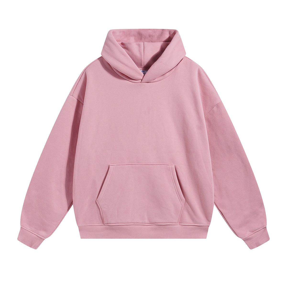 Solid Color Plush Lining Pullover Hoodie-INNBLAC Fashion Apparel